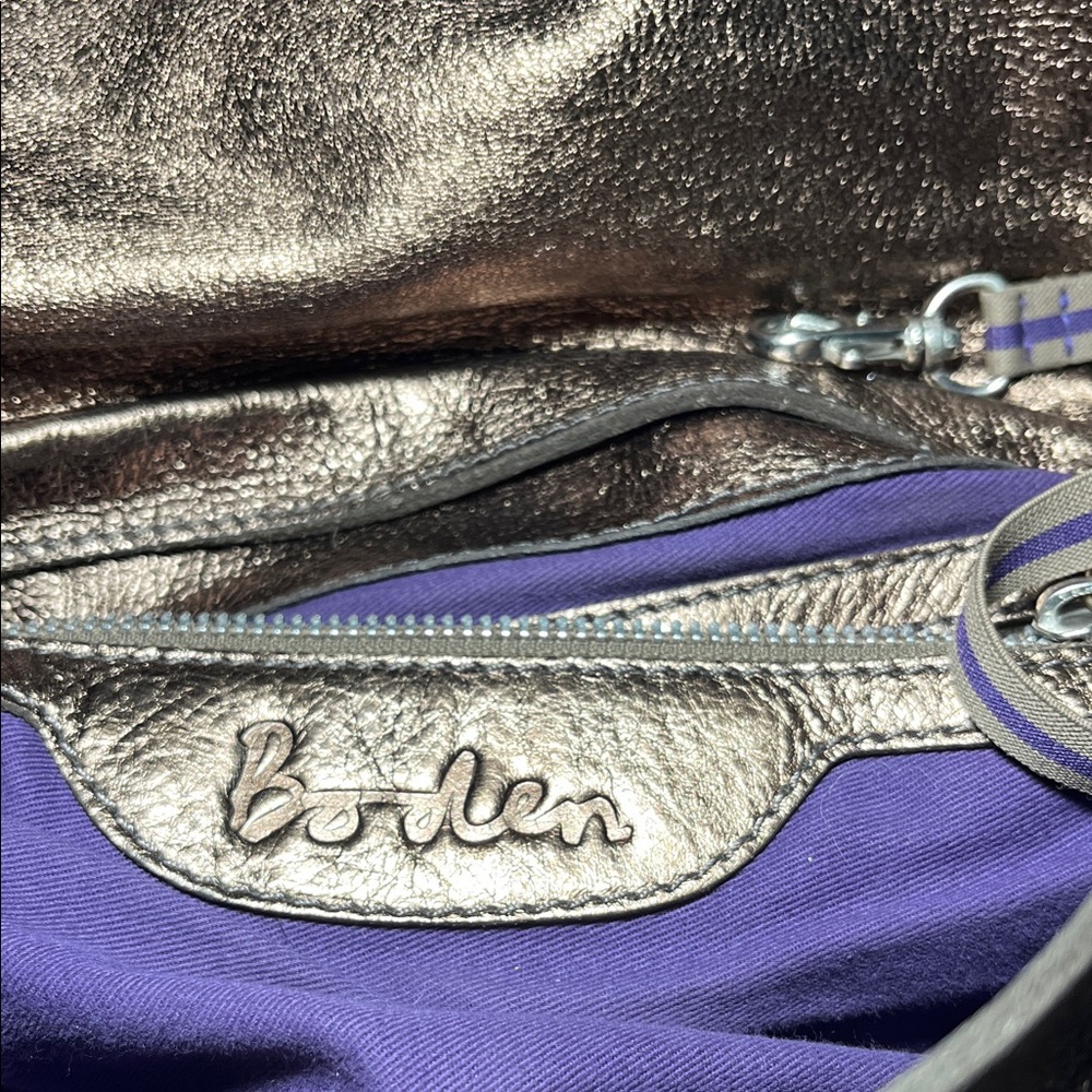 Boden Metallic Brown Crossbody Bag - Picture 2 of 3